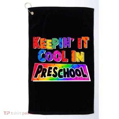 Colorful Keepin' It Cool In Preschool Golf Towel