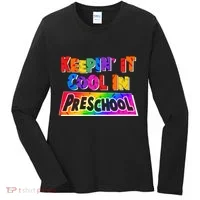Colorful Keepin' It Cool In Preschool Women's Long Sleeve Shirt thumb 0