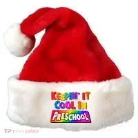 Colorful Keepin' It Cool In Preschool Santa Hat thumb 0