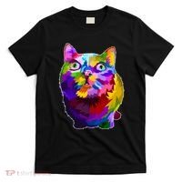 Colorful Kitten Nose Boop T-Shirt thumb 0