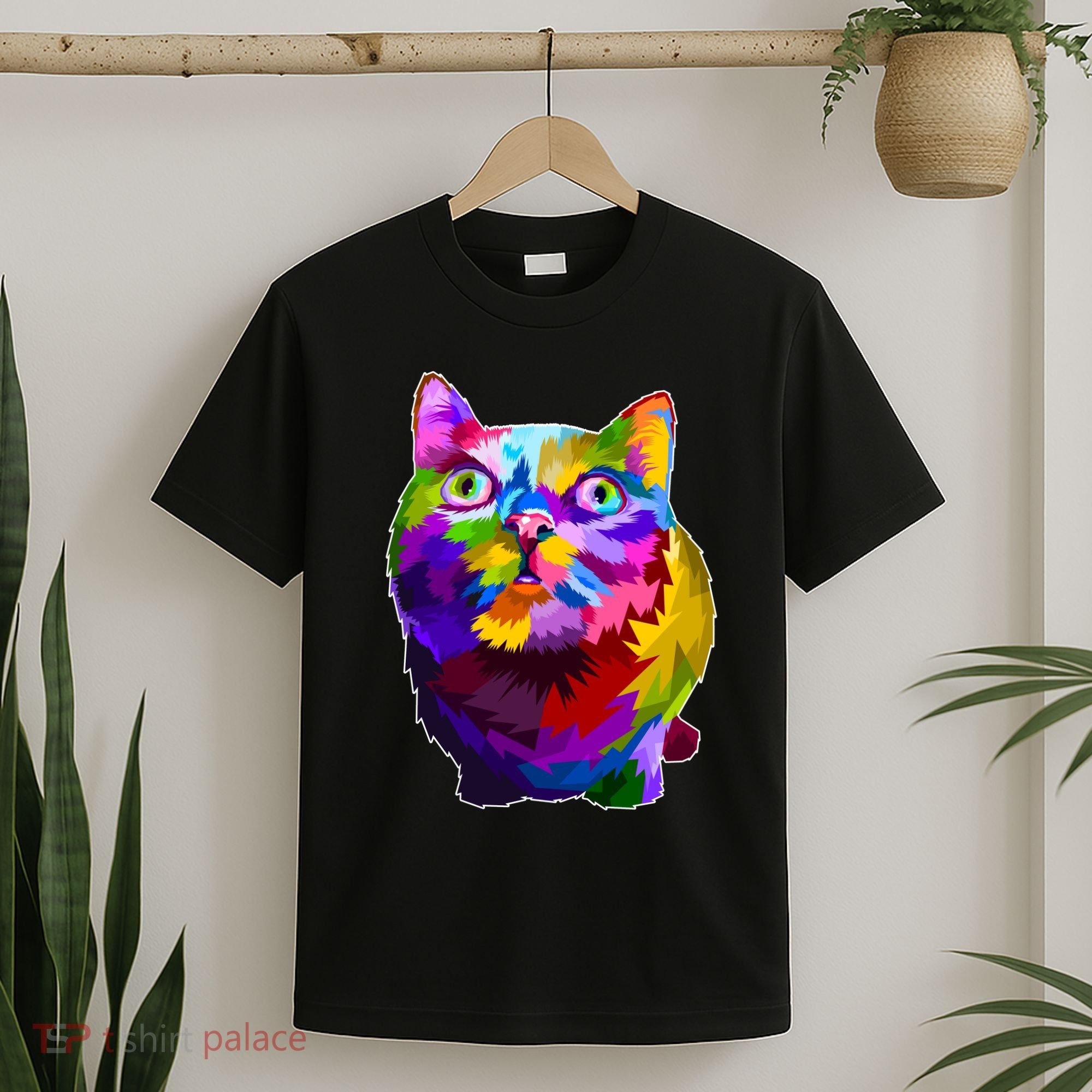 Colorful Kitten Nose Boop T-Shirt