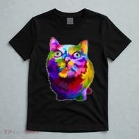 Colorful Kitten Nose Boop T-Shirt thumb 5