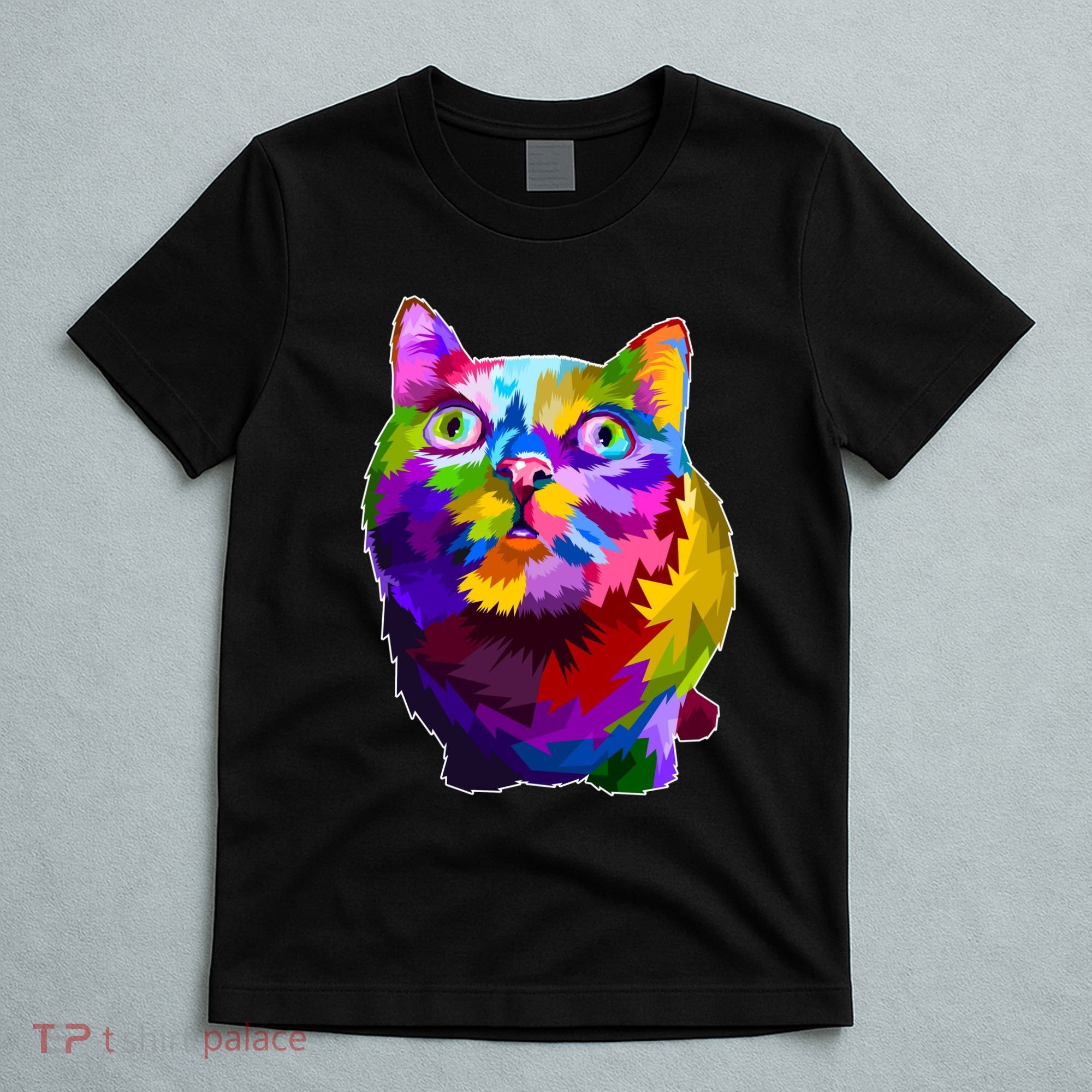 Colorful Kitten Nose Boop T-Shirt