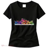 Colorful Kittens Trio Peaking Women's T-Shirt thumb 0