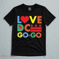 Colorful Love Heart DC Go-Go Washington D.C. T-Shirt thumb 5