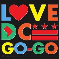 Colorful Love Heart DC Go-Go Washington D.C. T-Shirt thumb 7
