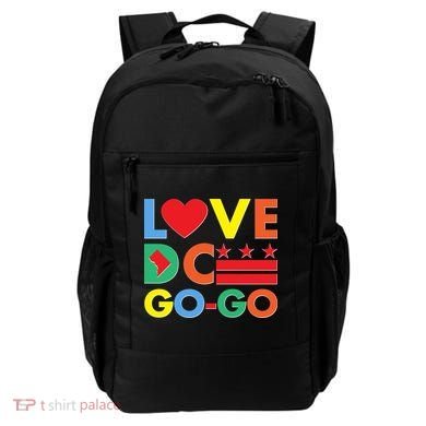 Colorful Love Heart DC Go-Go Washington D.C. Backpack