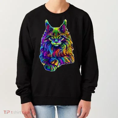 Colorful Lynx Women's Sweatshirt
