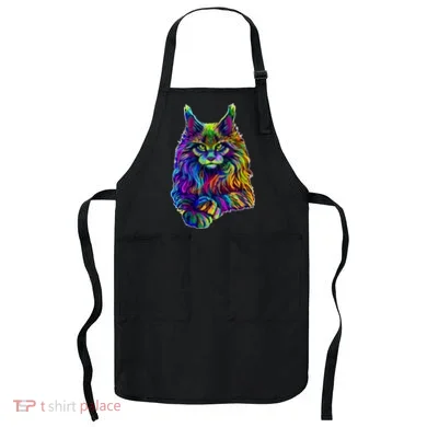 Colorful Lynx Apron
