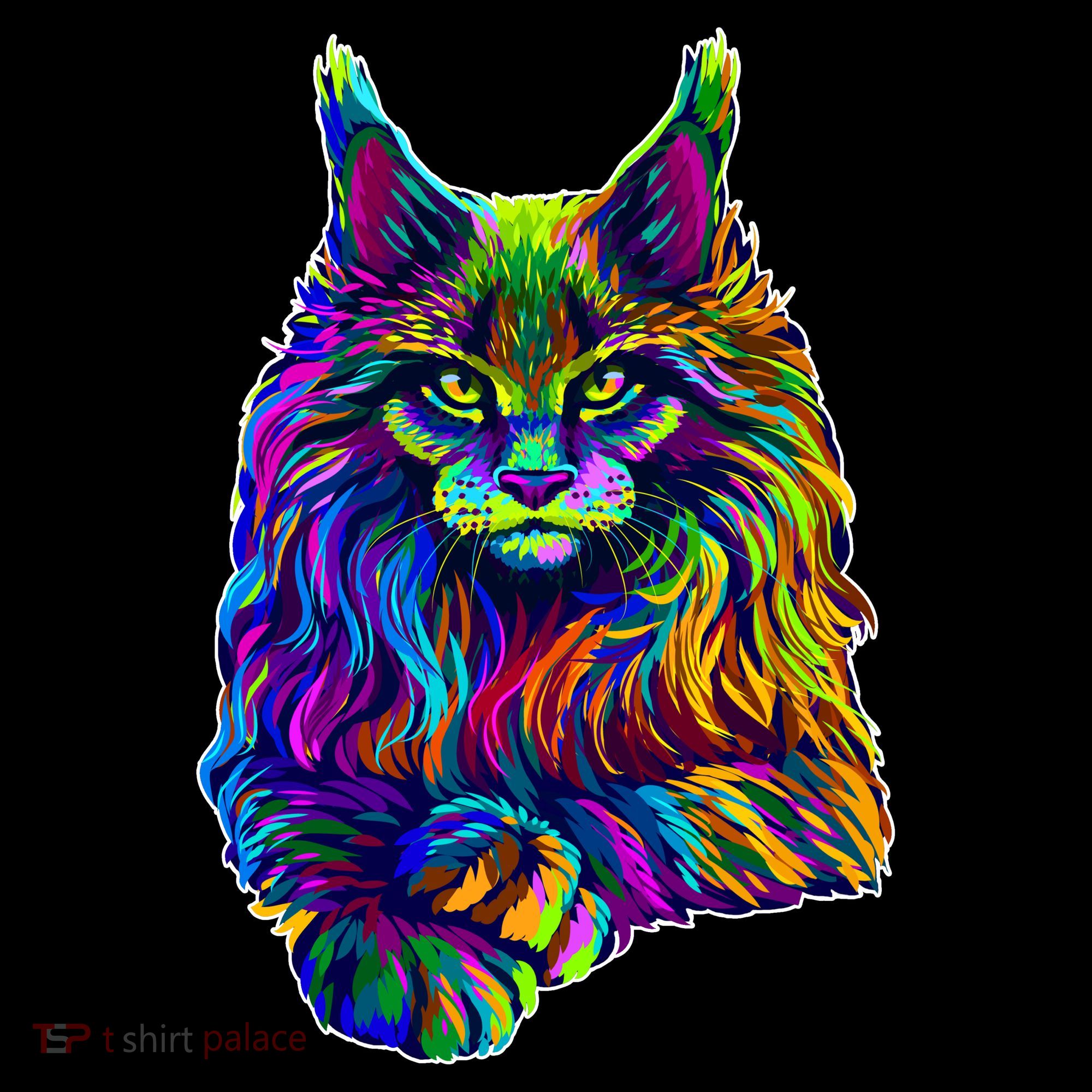 Colorful Lynx T-Shirt