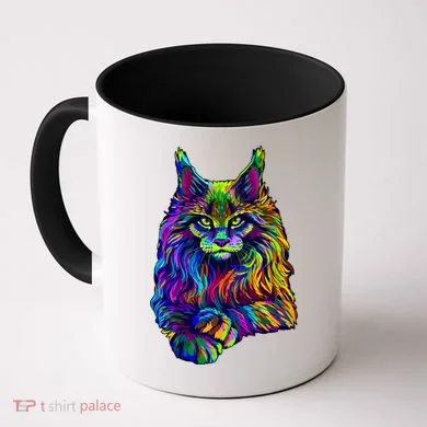 Colorful Lynx Coffee Mug