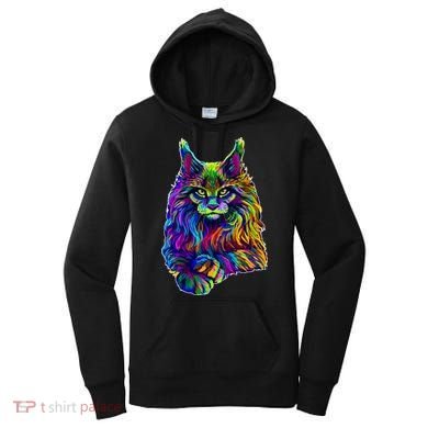 Colorful Lynx Women's Hoodie