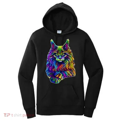 Colorful Lynx Women's Hoodie