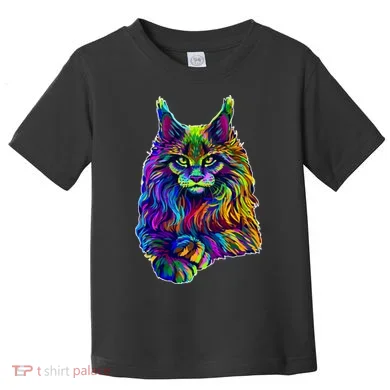 Colorful Lynx Toddler T-Shirt