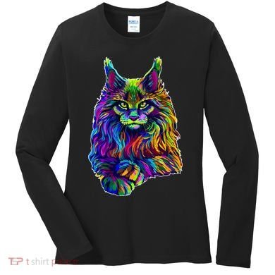 Colorful Lynx Women's Long Sleeve Shirt