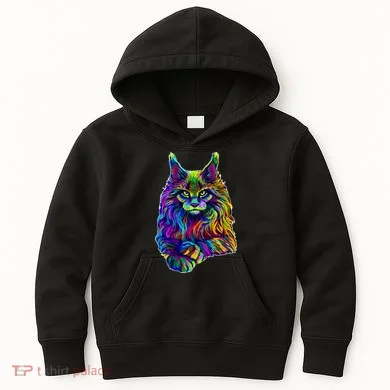 Colorful Lynx Kids Hoodie