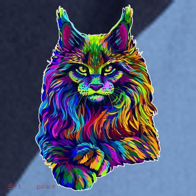 Colorful Lynx Raglan Baseball Sleeve Shirt