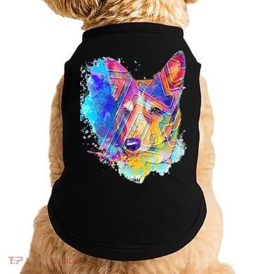 Colorful Mirror Pattern Corgi Dog Doggie Tank