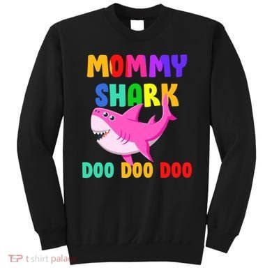 Colorful Mommy Shark Doo Doo Doo Sweatshirt