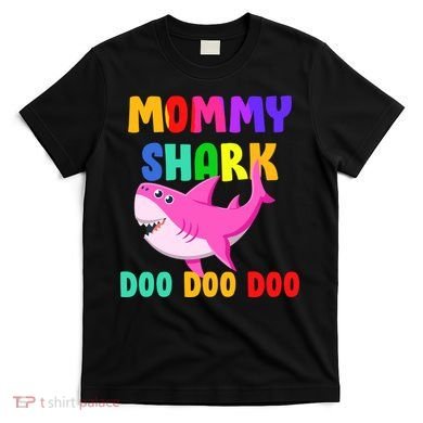 Colorful Mommy Shark Doo Doo Doo T-Shirt