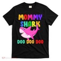 Colorful Mommy Shark Doo Doo Doo T-Shirt thumb 0