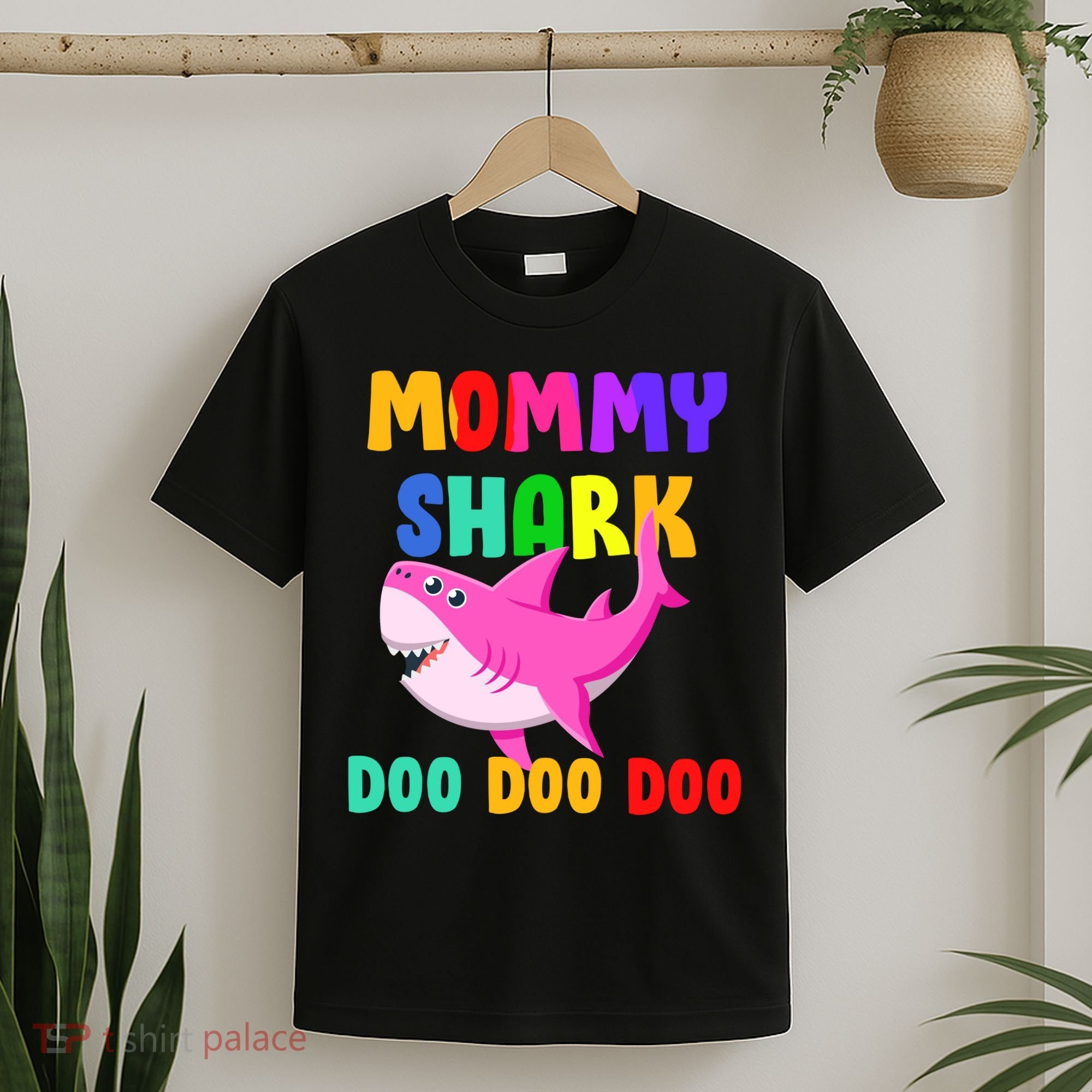Colorful Mommy Shark Doo Doo Doo T-Shirt