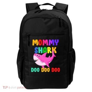 Colorful Mommy Shark Doo Doo Doo Backpack