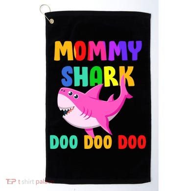Colorful Mommy Shark Doo Doo Doo Golf Towel