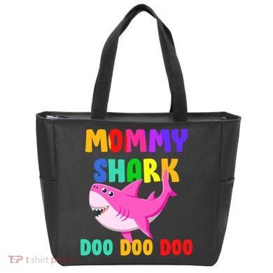 Colorful Mommy Shark Doo Doo Doo Tote Bag