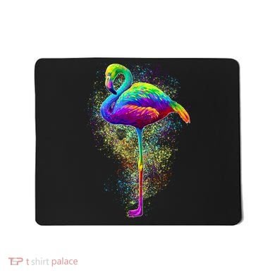 Colorful Pattern Flamingo Mousepad