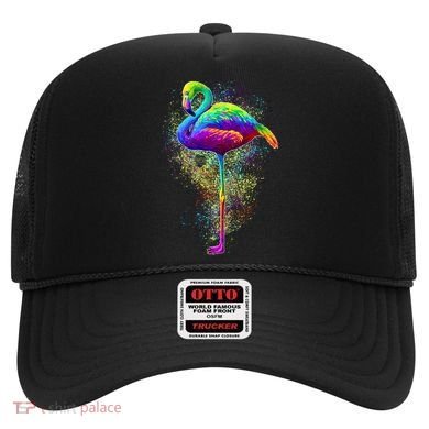 Colorful Pattern Flamingo Hat