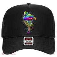 Colorful Pattern Flamingo Hat thumb 0