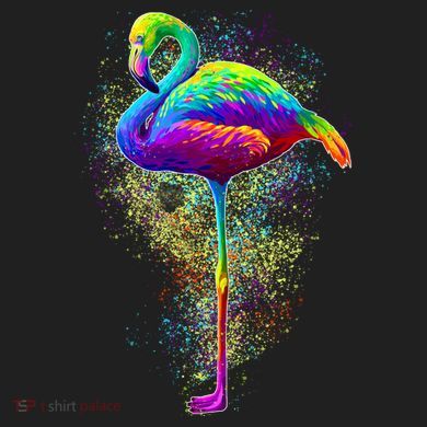 Colorful Pattern Flamingo Hat