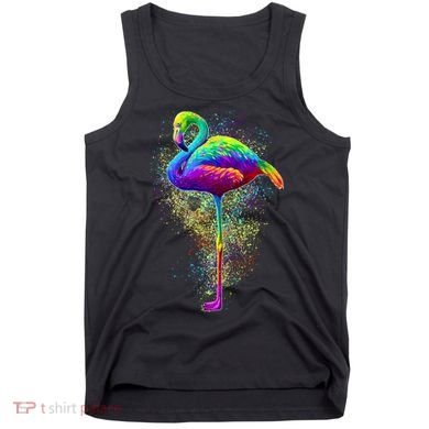 Colorful Pattern Flamingo Tank Top