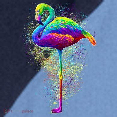 Colorful Pattern Flamingo Raglan Baseball Sleeve Shirt