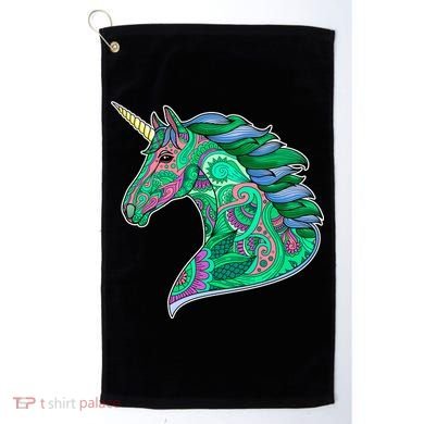 Colorful Pattern Unicorn Golf Towel
