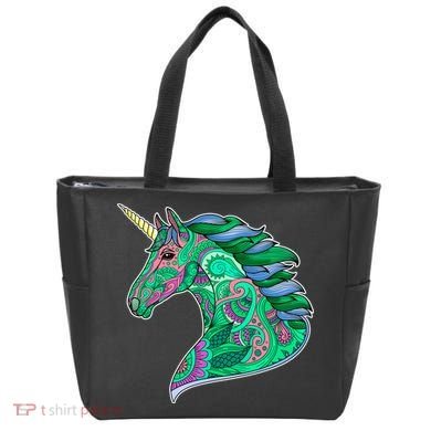 Colorful Pattern Unicorn Bag
