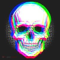 Colorful Pixelated Skull  Beanie thumb 2