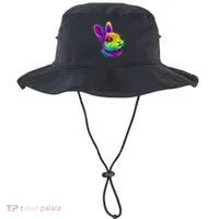 Colorful Rabbit Bunny Art Bucket Hat thumb 0