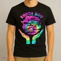 Colorful Retro Earth Day Animals T-Shirt thumb 3