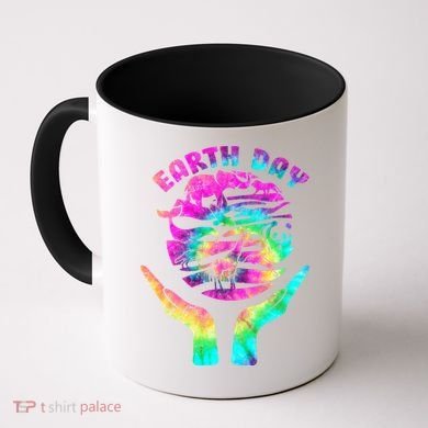 Colorful Retro Earth Day Animals Coffee Mug