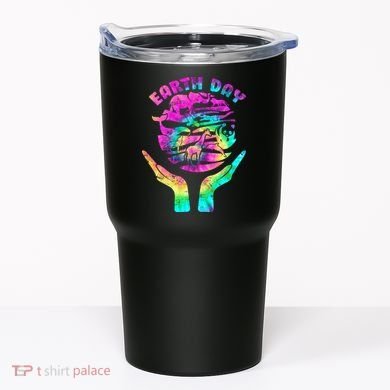Colorful Retro Earth Day Animals Tumbler