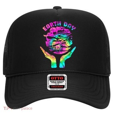 Colorful Retro Earth Day Animals Hat