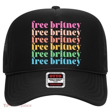 Colorful Retro Free Britney Logo Hat