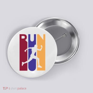 Colorful Run  Button