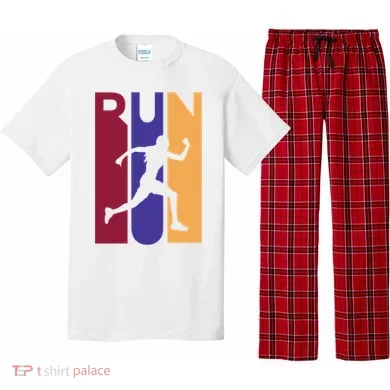 Colorful Run  Pajama Set