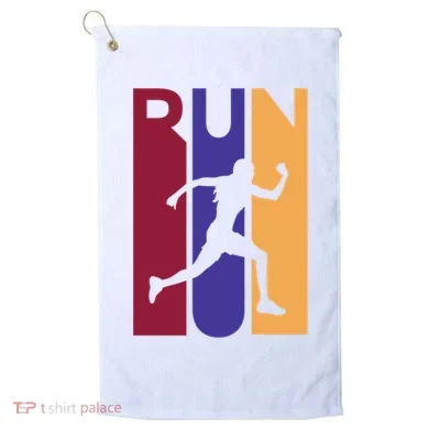 Colorful Run  Golf Towel