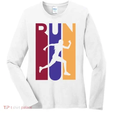 Colorful Run  Women's Long Sleeve Shirt