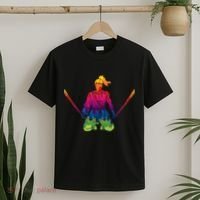 Colorful Samurai Katanas Swords Warrior T-Shirt thumb 2