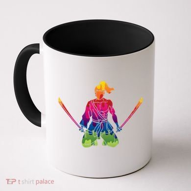 Colorful Samurai Katanas Swords Warrior Coffee Mug